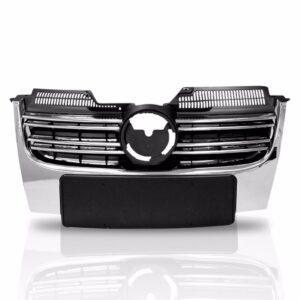 Parachoque Jetta 2007 A 2010 Com Grade Cromada Central