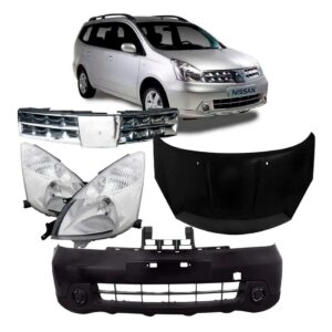 Kit Frente Para Nissan Livina 2009 2010 2011 A 2013 Com Capô