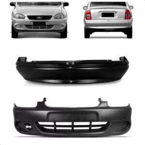 Kit Envolvente Corsan Classic Sedan 2000 A 2002 Diant E Tras Preto