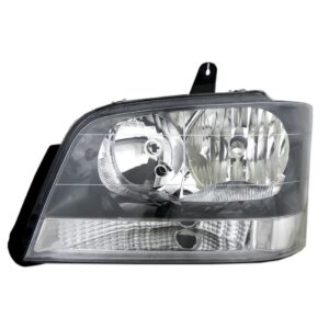 Par Farol S10 Blazer Pitbull 2009 2010 2011 Máscara Cinza Direito E Esquerdo