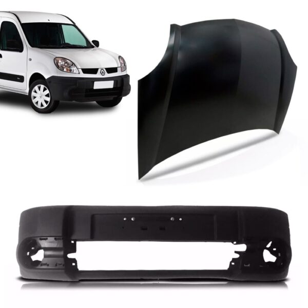 Capo Kangoo + Parachoque 2009 2010 2011 2012 2013 2014 2015