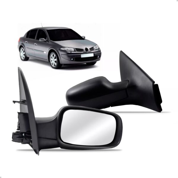 Par Retrovisor Megane 2006 2007 2008 2009 2010 2011 Eletrico