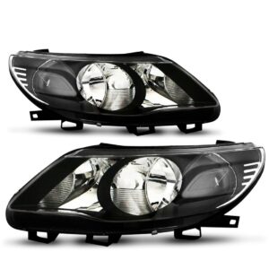 Par Farol Gol G5 2008 A 2013 Mascara Negra Foco Duplo