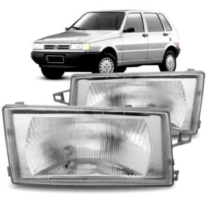 Par Farol Uno 1991 92 93 94 95 96 97 98 99 2000 Fiat Direito E Esquerdo