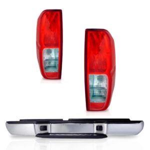 Kit Parachoque Frontier 08 À 2013 Traseiro + Par Lanternas.