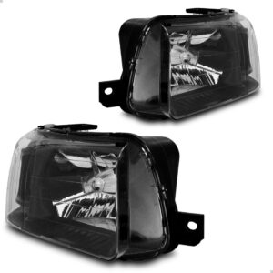 Par Farol Uno 2004 A 2014 Mascara Negra Pisca Preto