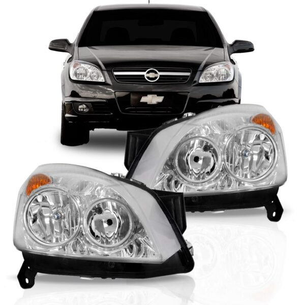 Par Farol Vectra 2006 2007 2008 Cromado Chevrolet