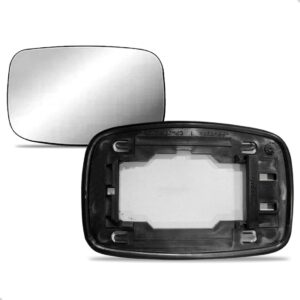 Par Vidro Lente Retrovisor Fiesta 1996 A 2002 Zetec C/ Base