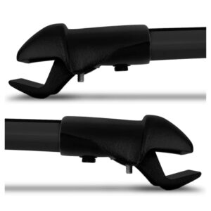 Kit Travessa Zafira Larga Preta Com Maleiro 600 Litros Preto