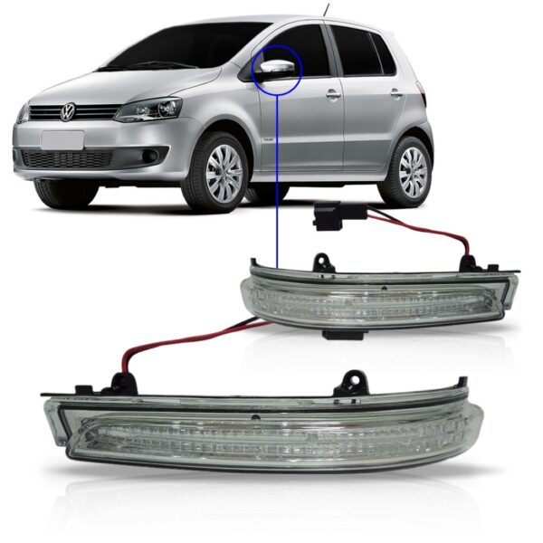 Par Seta Sinaleira Do Retrovisor Fox Spacefox Golf Polo