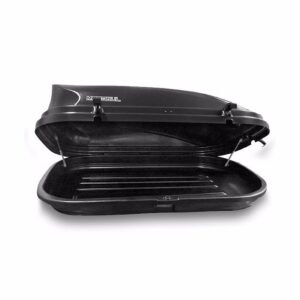 Rack Teto Para Hyundai Hb20 Preto + Maleiro 350 Litros 50 Kg Preto