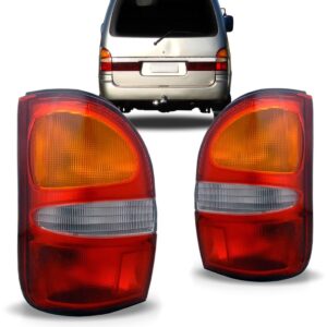 Par Sinaleira Traseira Besta Gs 98 A 01 02 03 04 Tricolor - Vermelho