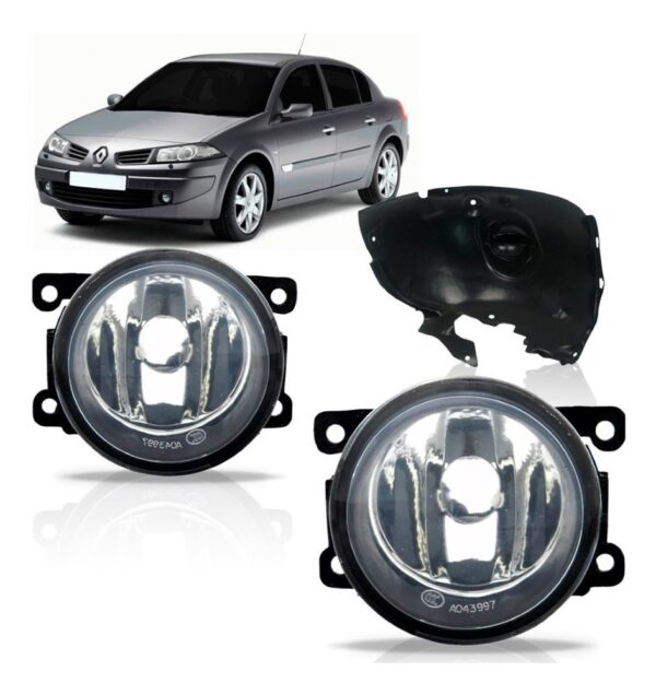 Par Milha Para Megane 2005 2006 2007 2008 2009 2010 11 2012 Preto