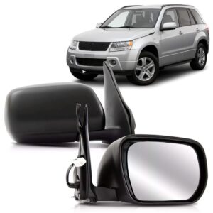 Par Retrovisor Grand Vitara 2008 09 10 A 2012 Elétrico Preto