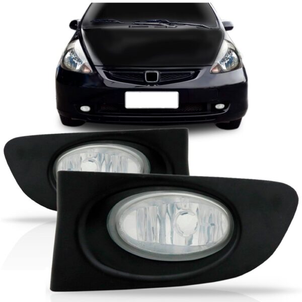 Par Farol Milha Auxiliar Fit 2003 2004 2005 2006