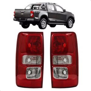 Par Sinaleira Traseira S10 2012 2013 Bicolor Sem Led Vermelho