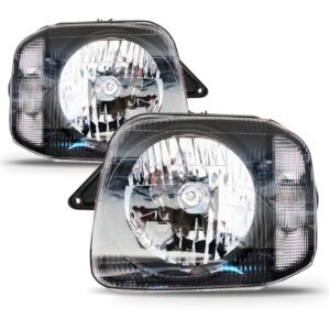 Par Farol Para Suzuki Jimny 2001 A 2012 Máscara Cromada