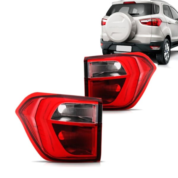 Par Lanterna Traseira Ecosport 2013 A 2015 Canto Direito