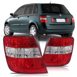 Par Lanterna Fiat Stilo 2003 2004 2005 2006 2007 Bicolor Esquerdo E Direito