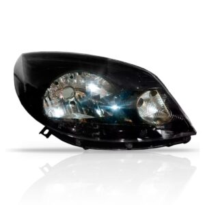 Kit Lanternas Sandero Stepway Fume + Par Farois Negro 12/15