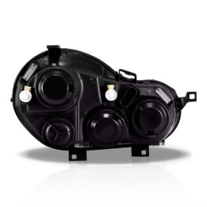 Par Farol Polo Hatch Sedan 2003 2004 2005 2006 Máscara Negra