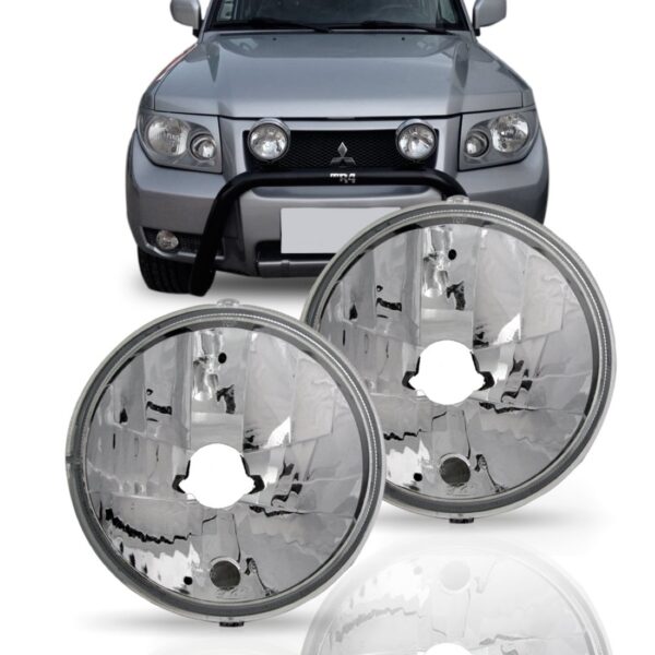 Par Farol Principal Pajero L200 Ano 2004 A 2012