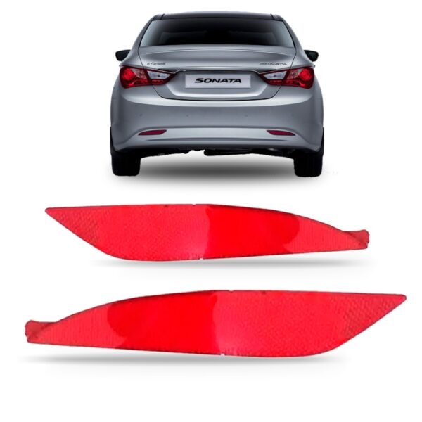 Par Lanterna Do Parachoque Traseiro Sonata 2009 10 11 12 13