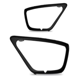 Par Moldura Farol De Milha Focus 2004 A 2007 Com Furo Preto Ambos Os Lados