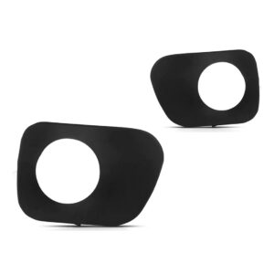 Par Grade Moldura Milha Ranger 2010 2011 2012 2013 Com Furo Preto