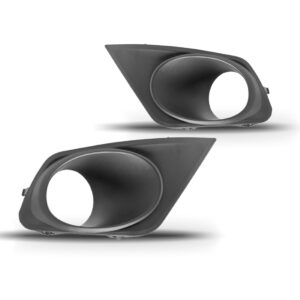 Par Grade Moldura Milha Ka 2012 2013 2014 Com Furo Preto Ambos Os Lados