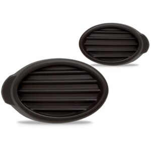 Par Grade Moldura De Milha Focus 2013 2014 2015 Sem Furo Preto Ambos Os Lados