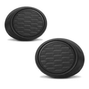 Par Moldura Milha Ford Ka 2016 2017 2018 Sem Furo Preto Ambos Os Lados