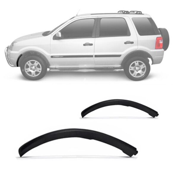 Par Moldura Paralama Dianteiro Ecosport 2003 A 2007 Menor