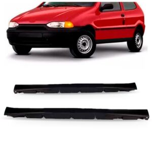 Par Spoiler Lateral Palio 1996 97 98 99 A 2004 Texturizado Preto