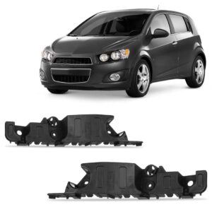 Par Suporte Guia Parachoque Dianteiro Sonic 2012 2013 2014
