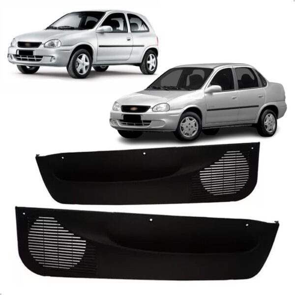Par Porta Objetos Corsa Classic 2003 A 2010 Dianteiro