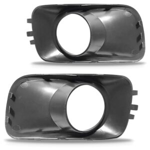 Par Moldura Farol Milha C3 Aircross 2012 A 15 2016 Com Furo Preto Ambos Os Lados