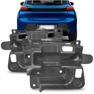 Par Suporte Parachoque Traseiro Peugeot 208 2020 2021 2022