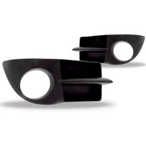 Par Tela Frontal Moldura Farol Milha Clio 06 07/11 Com Furo Preto