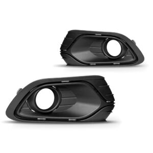 Par Moldura Farol Milha Logan 2014 15 16 17 2018 Com Furo - Preto