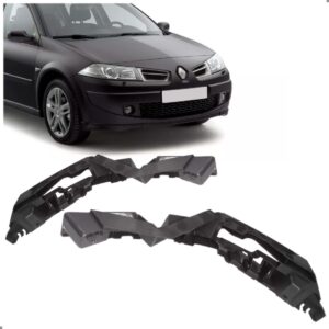 Par Guia Suporte Parachoque Megane 2005 A 2013 Dianteiro