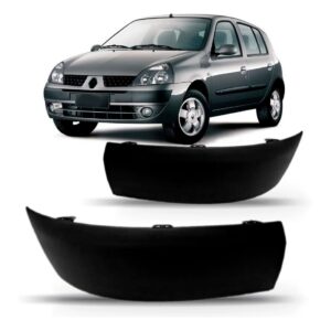Par Moldura Parachoque Dianteiro Clio 2003 2004 2005 2006 Preto