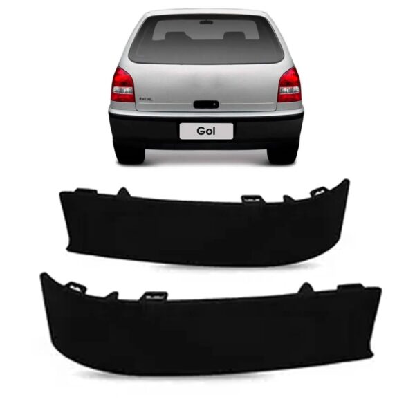 Par Moldura Lanterna Traseira Gol 2000 2001 2002 2003 2004