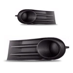 Par Moldura Farol Milha Gol G5 2010 2011 2012 2013 Sem Furo - Preto