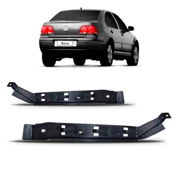 Par Suporte Guia Parachoque Traseiro Bora 2008 2009 10 2011