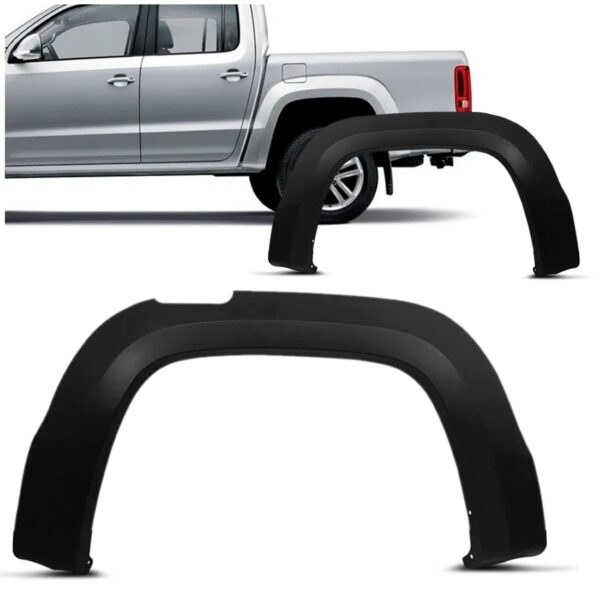 Par Moldura Paralama Traseiro Amarok 2010 2011 12 13 2014