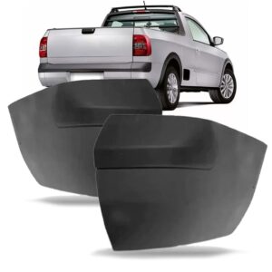 Par Ponteira Parachoque Traseiro Saveiro 08 09 10 11 12 13