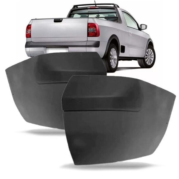 Par Ponteira Parachoque Traseiro Saveiro 08 09 10 11 12 13