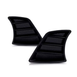 Par Tela Frontal Moldura Farol Milha Hilux 2012 2013 14 2015 Preto