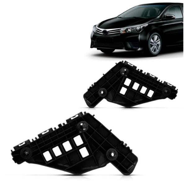Par Guia Suporte Parachoque Dianteiro Corolla 2015 2016 2017